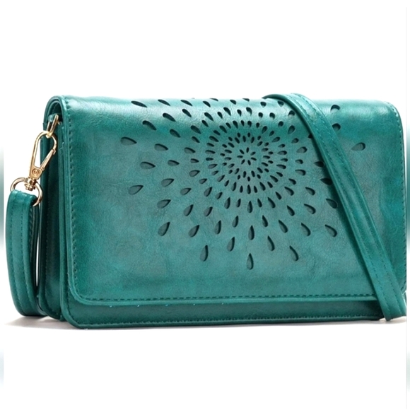 Sunflower Multifunction Crossbody Shoulder Bag Wristlet - Picture 1 of 7